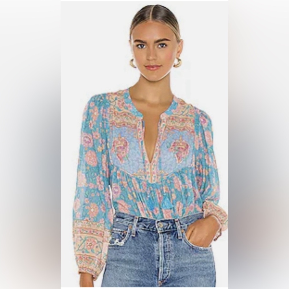 Spell VINTAGE Love Story Long Sleeve Blouse S